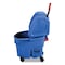 Rubbermaid Commercial 35 qt Mop Bucket and Wringer Combination, Blue, Plastic FG757888BLUE - alternate 2